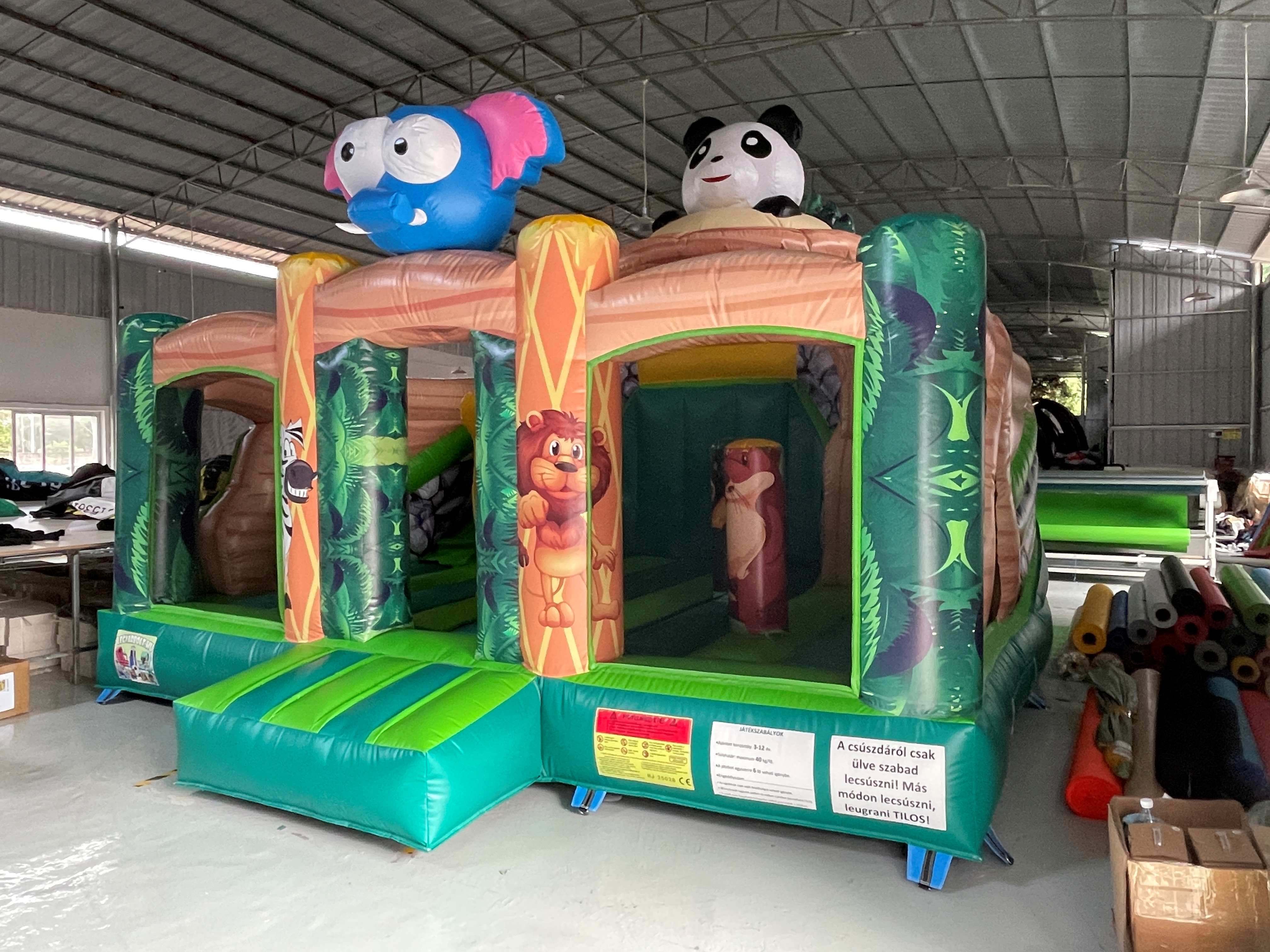 Bouncer panda si elefant