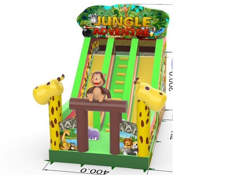 Tobogan gonflabil jungla