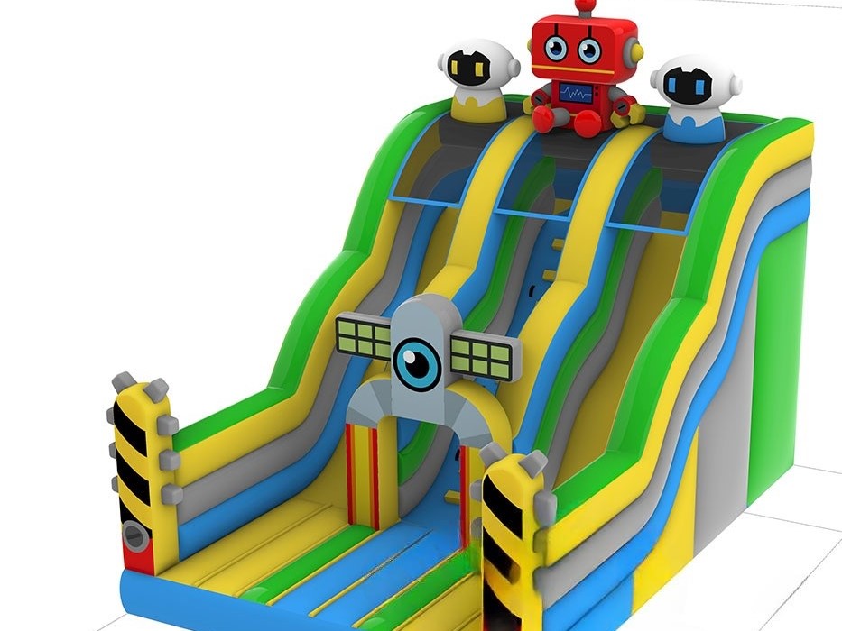 Tobogan gonflabil robot 2