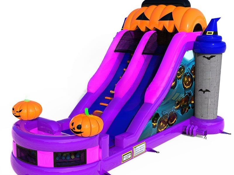 Tobogan gonflabil halloween 2
